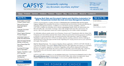 Desktop Screenshot of capsystech.com